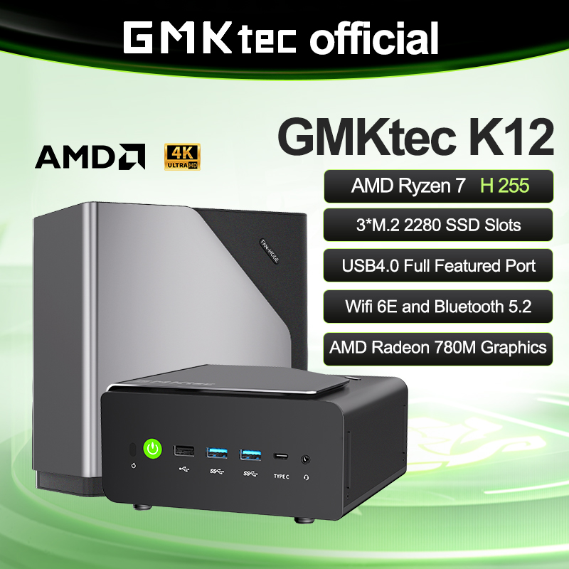 Amd Cpu Ryzen 7 - GMKtec K12 Mini Bilgisayar AMD Ryzen