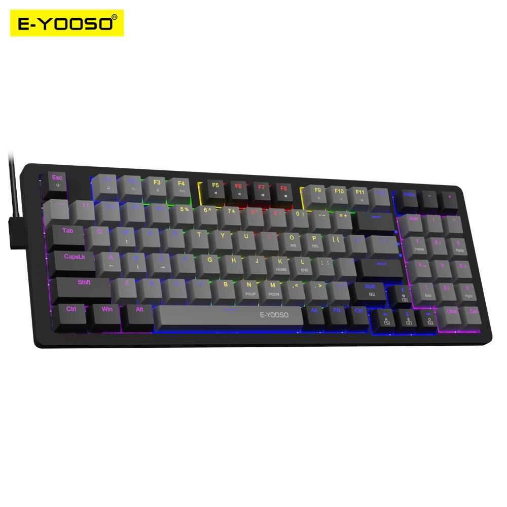 Keyboard Gaming Blue Switch - E-YOOSO Z94 USB Mekanik Oyun Klavyesi