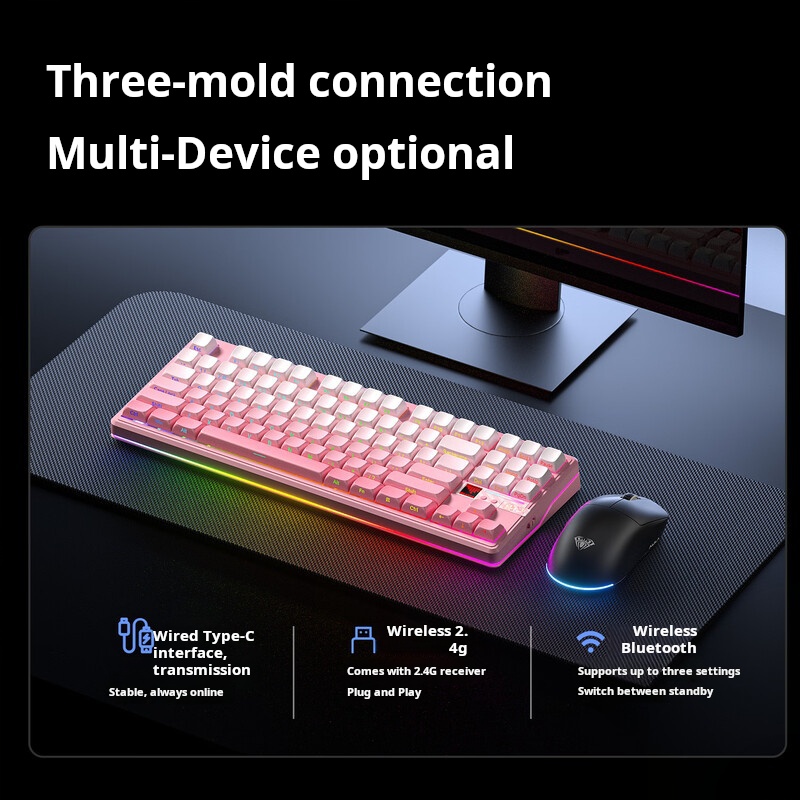 AULA F87 Pro V2, Üç Modlu, 87  - Gaming Keyboard Hot Swappable incelemesi ve fiyatı