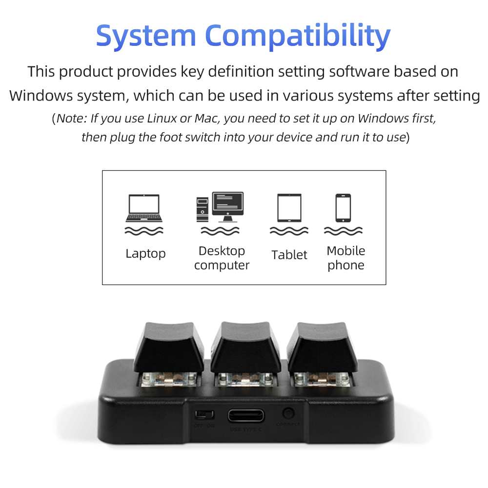 MK321-Pro küçük klavye 3-key m - Keyboard Gaming Blue Switch incelemesi ve fiyatı