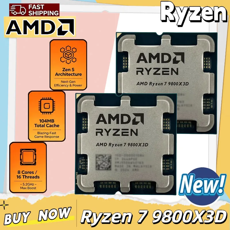 AMD Ryzen 7 9800X3D Oyun İşlem - Amd Cpu Ryzen 7 incelemesi ve fiyatı
