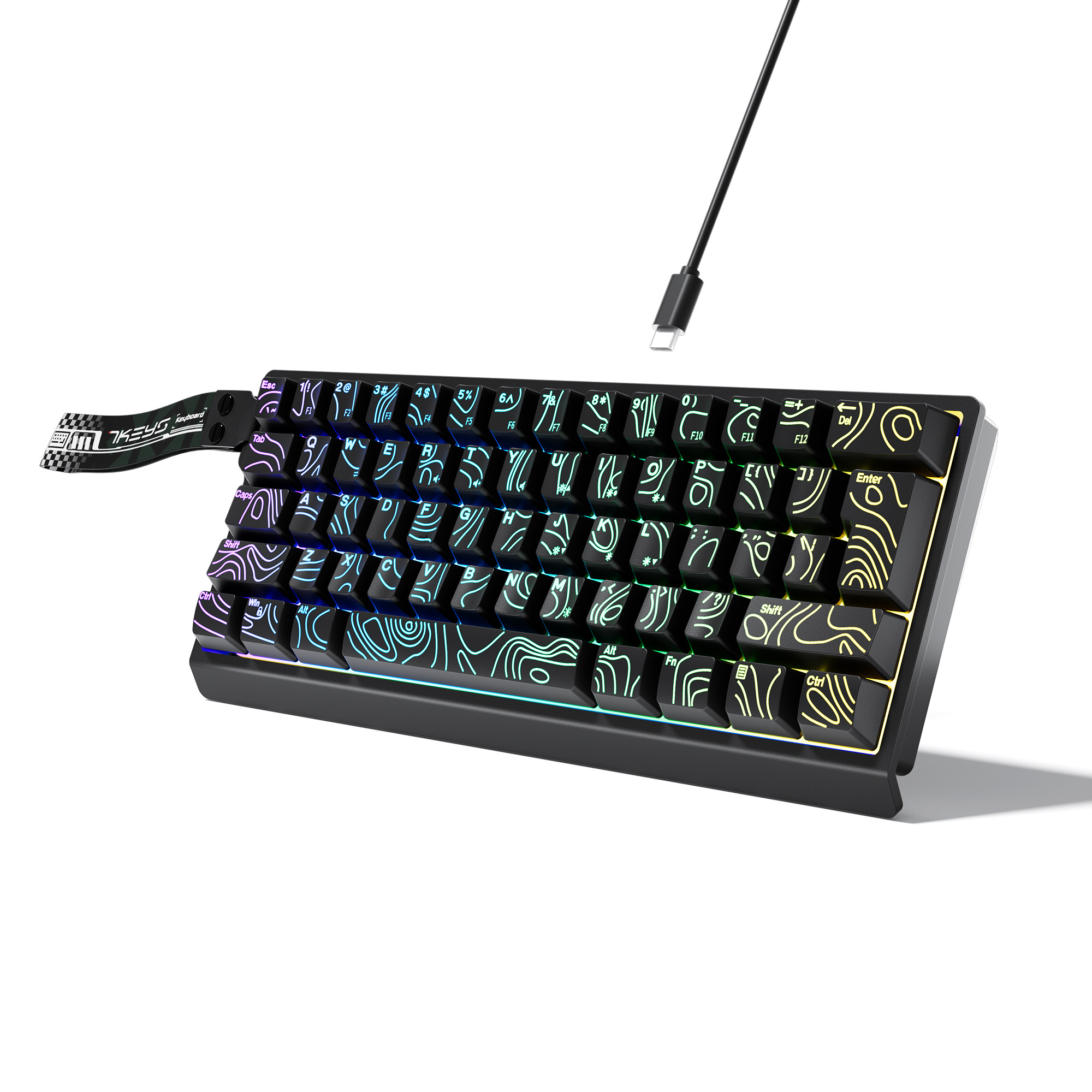 %60 Kompakt Kablolu Klavye, RG - Keyboard Gaming Blue Switch incelemesi ve fiyatı